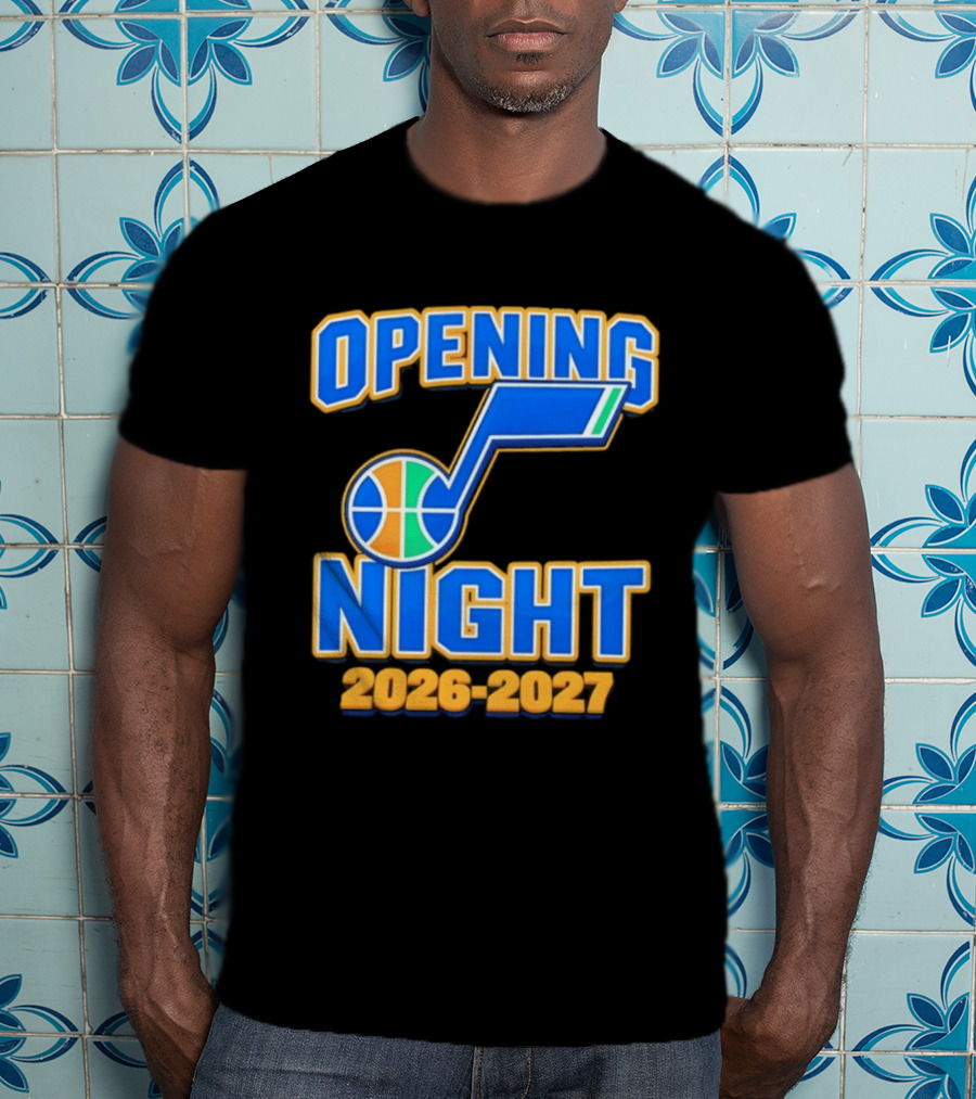 Opening Night 2026 2027 Utah Jazz Basketball Event T-Shirt