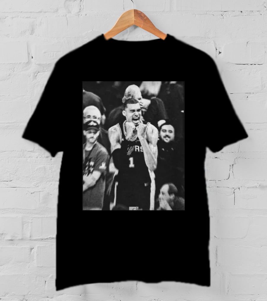 Victor Wembanyama Spurs 1 NBA Celebration Moment T-Shirt