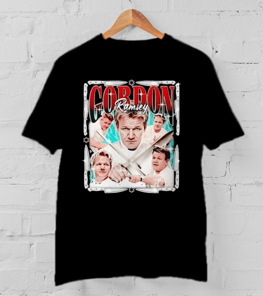 Gordon Ramsay Culinary Legend Chef Cooking Iconic Expressions T-Shirt