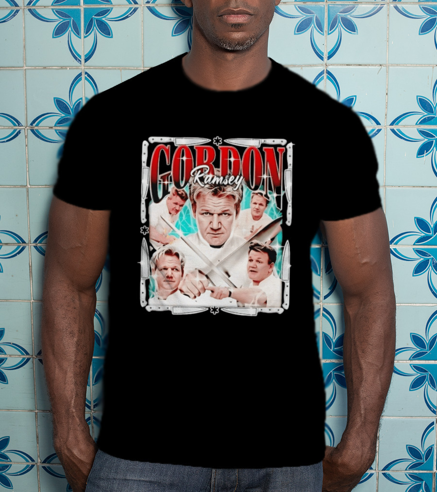 Gordon Ramsay Culinary Legend Chef Cooking Iconic Expressions T-Shirt