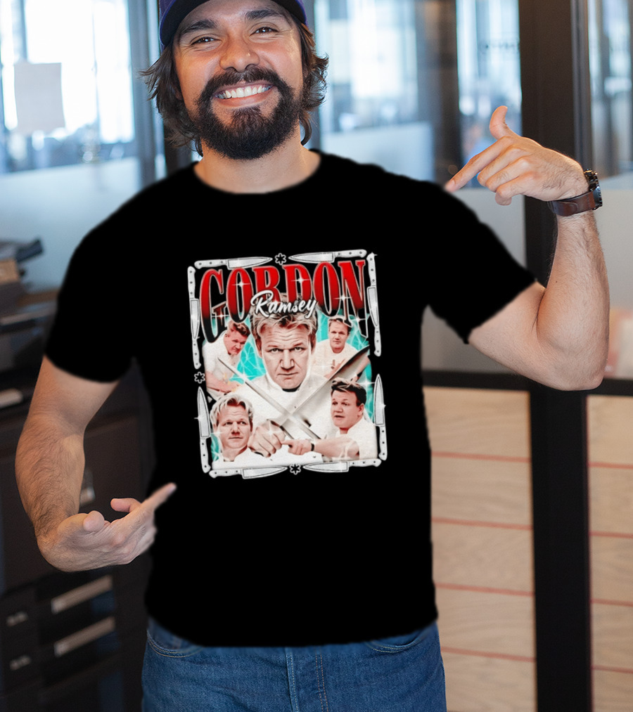 Gordon Ramsay Culinary Legend Chef Cooking Iconic Expressions T-Shirt