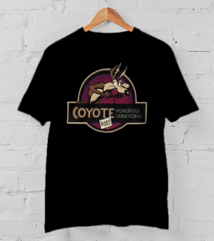 Wile E Coyote Hungrious Carnivorus Oops T-Shirt