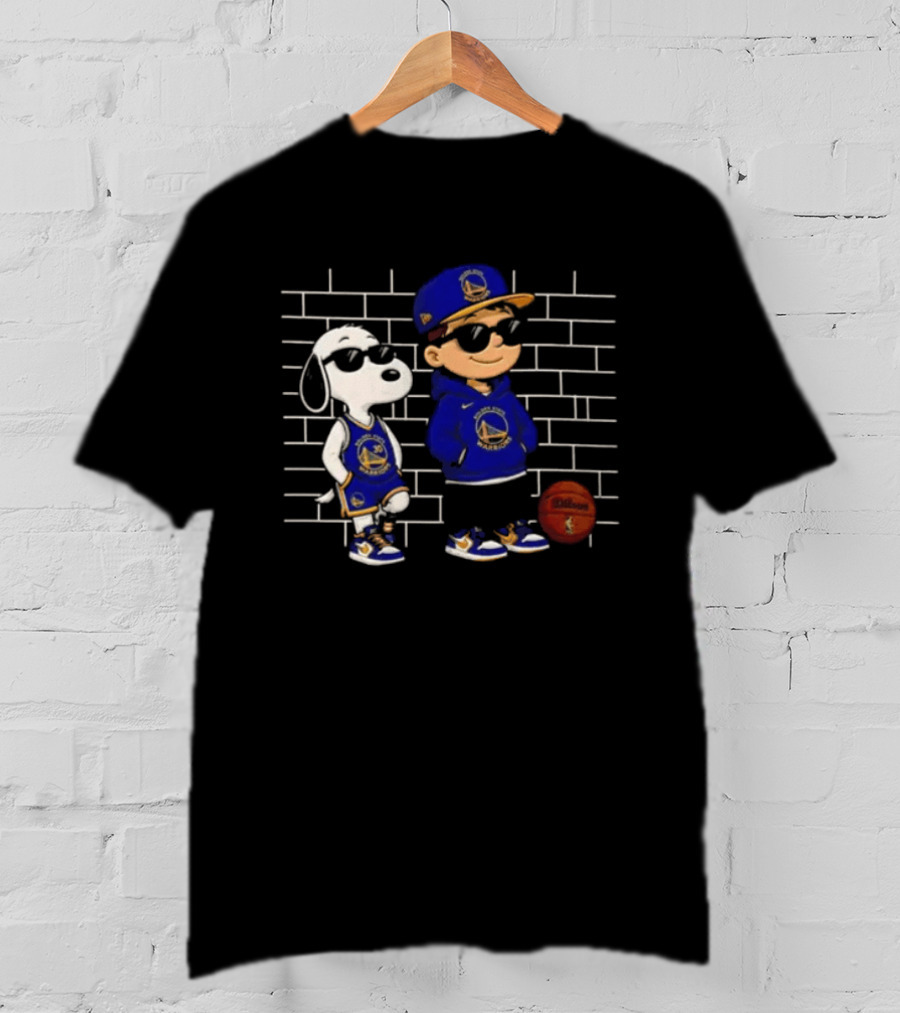 Golden State Warriors Stephen Curry Snoopy Basketball Fan T-Shirt