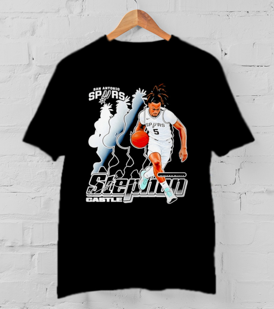 Stephon Castle Number 5 San Antonio Spurs T-Shirt