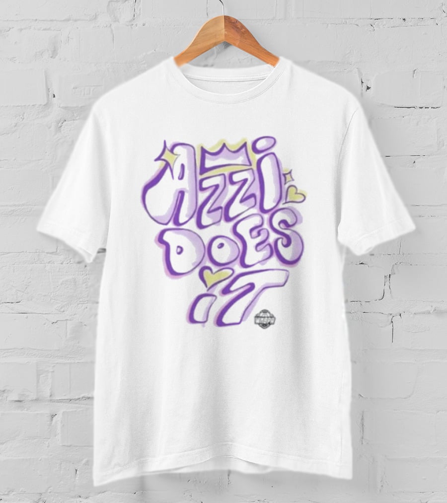 Azzi Does It WNBPA WNBA Basketball T-Shirt
