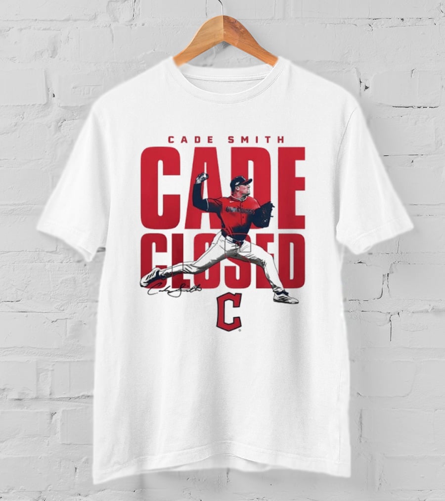 Cade Smith Cleveland Guardians Cade Closed Baseball Pitcher T-Shirt