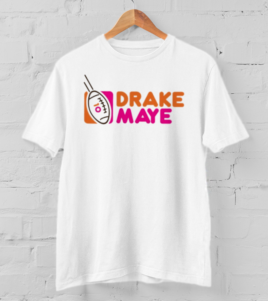 Drake Maye No 10 Football Quarterback T-Shirt