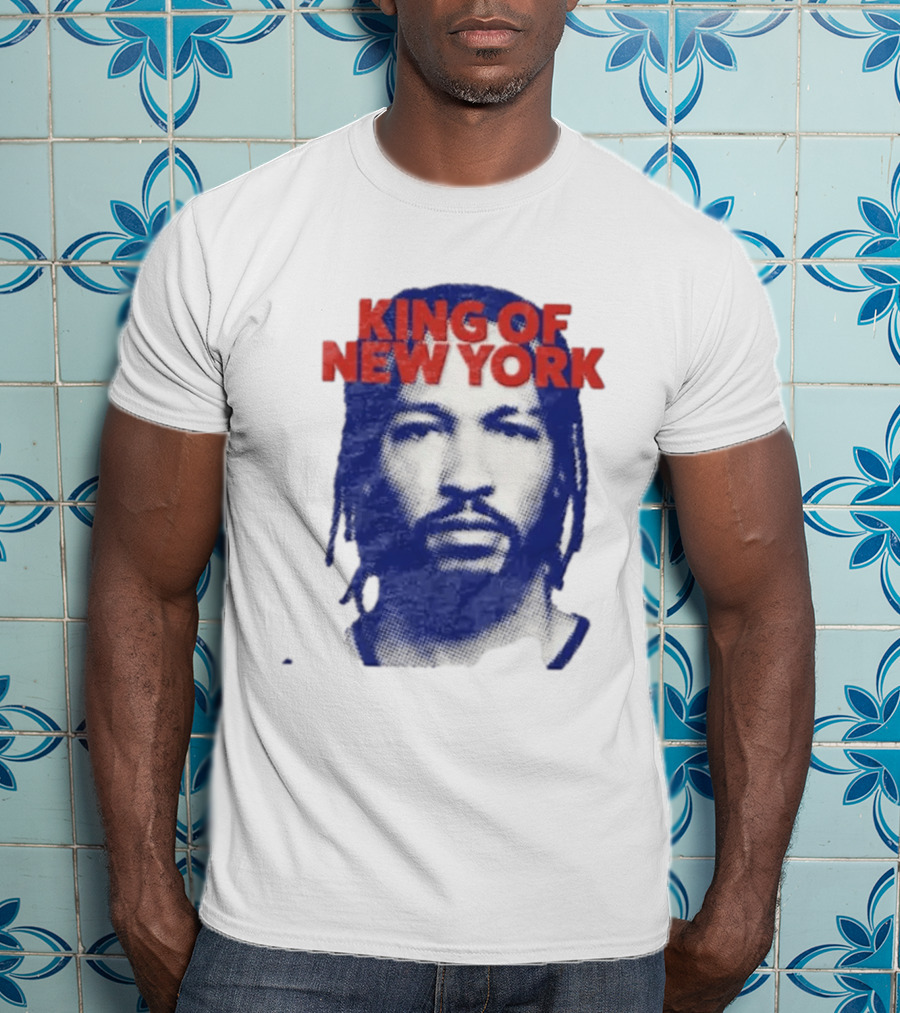 King Of New York Halftone Jalen Brunson T-Shirt