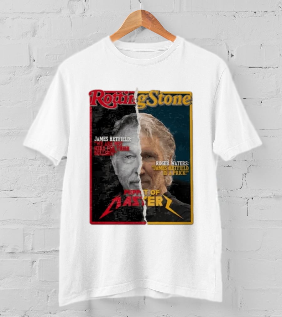 Rotting Stone James Hetfield Roger Waters Puppet Of Master T-Shirt