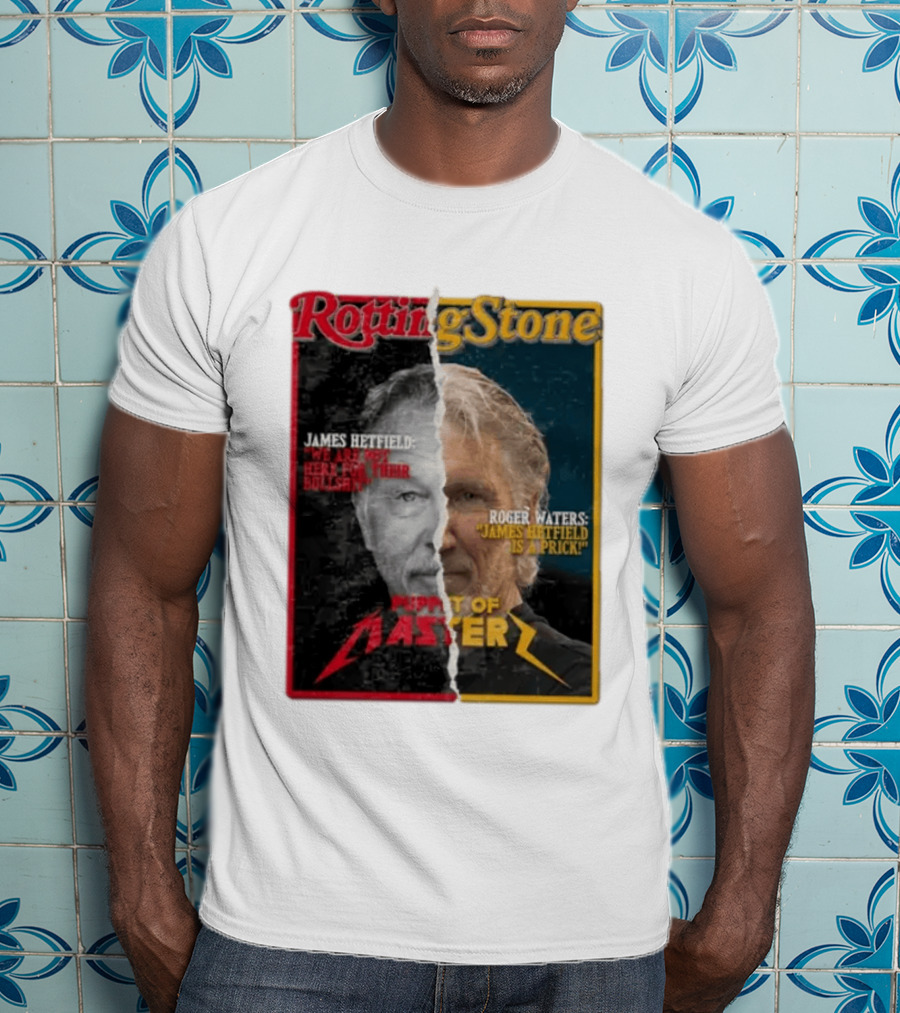 Rotting Stone James Hetfield Roger Waters Puppet Of Master T-Shirt