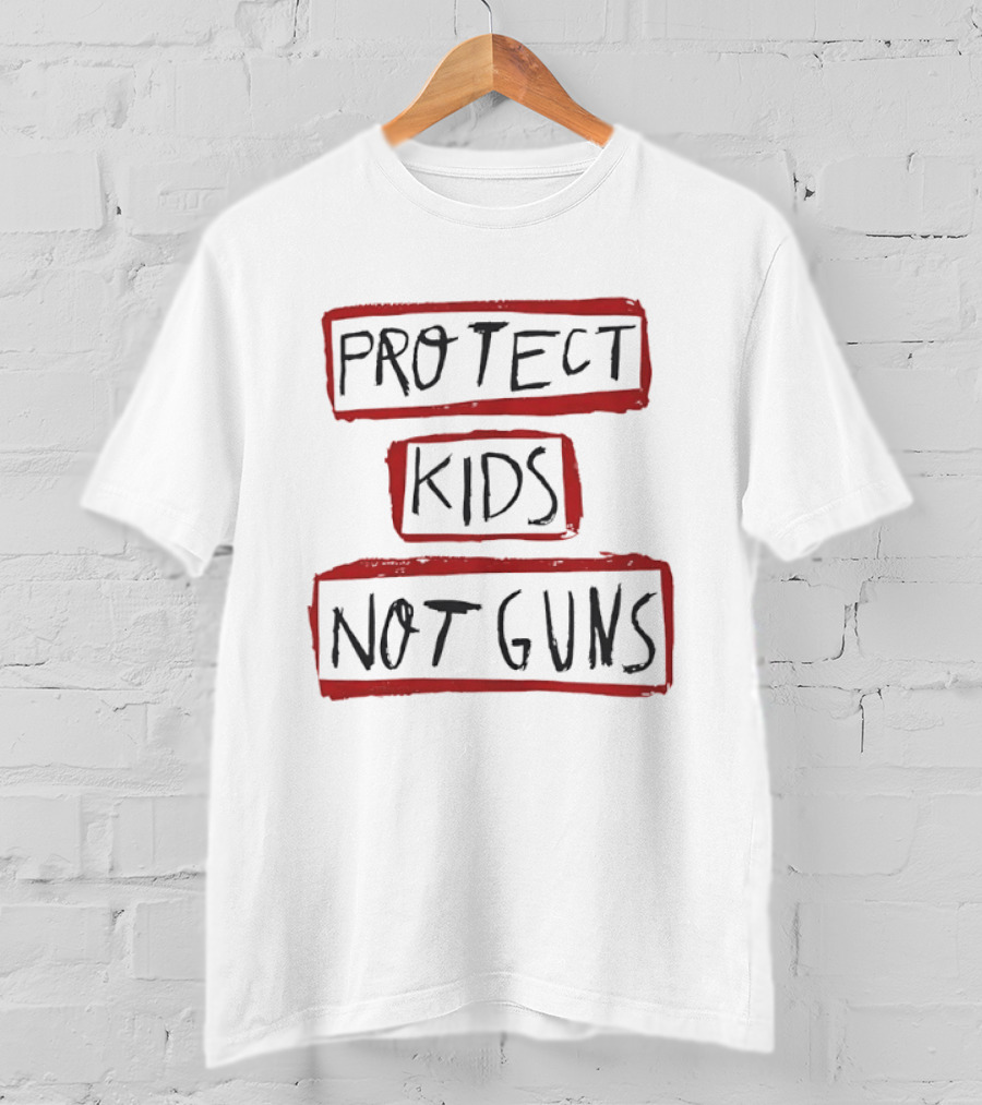 Protect Kids Not Guns Activism Social Justice T-Shirt