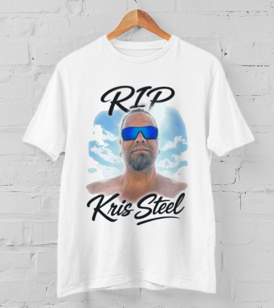 RIP Kris Steel Memorial With Sunglasses And Sky T-Shirt