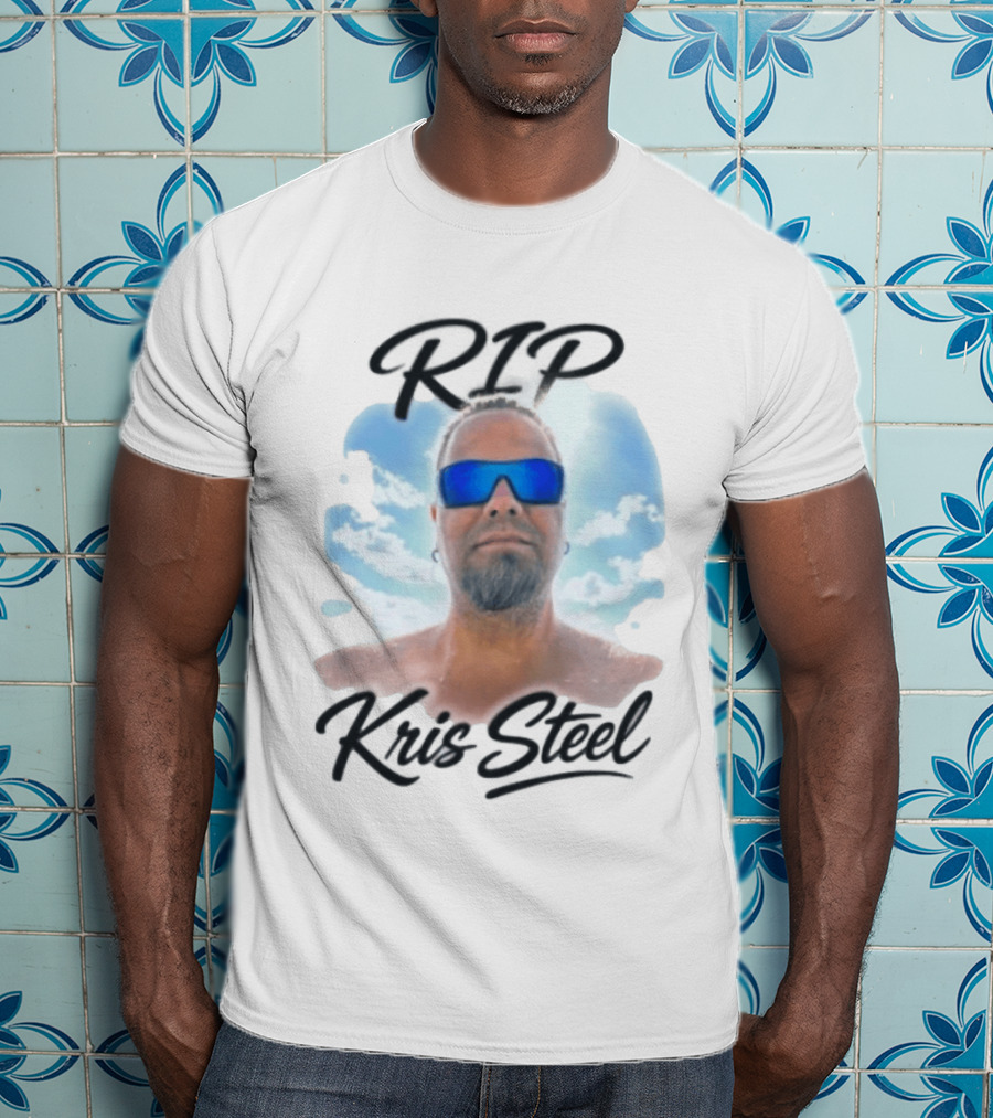 RIP Kris Steel Memorial With Sunglasses And Sky T-Shirt