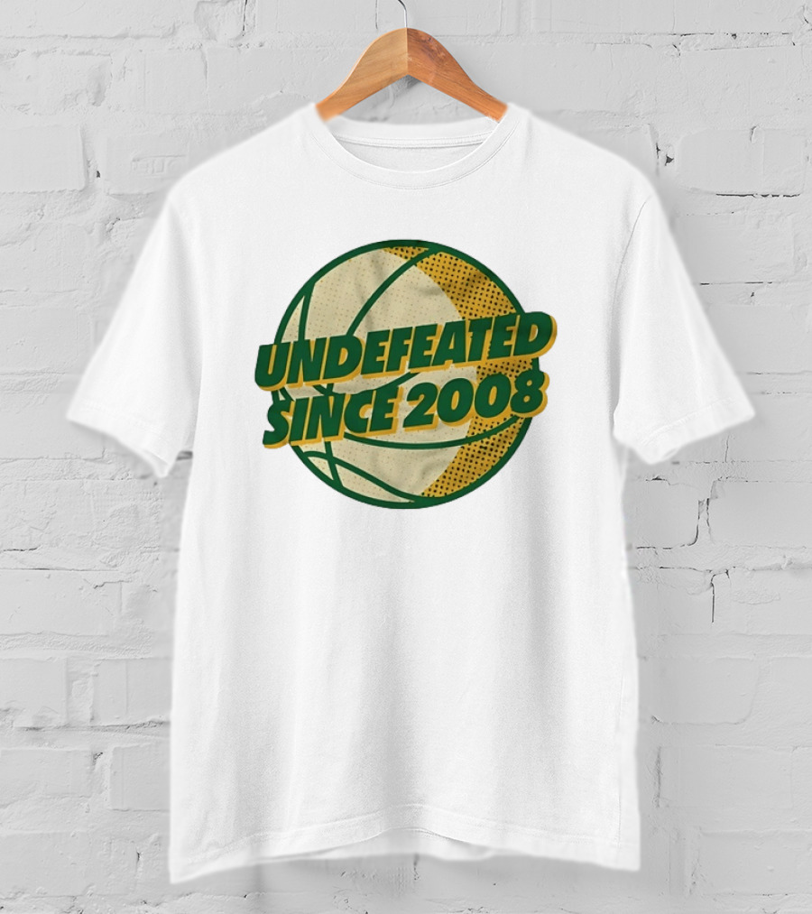 Undefeated Since 2008 Basketball Sports T-Shirt