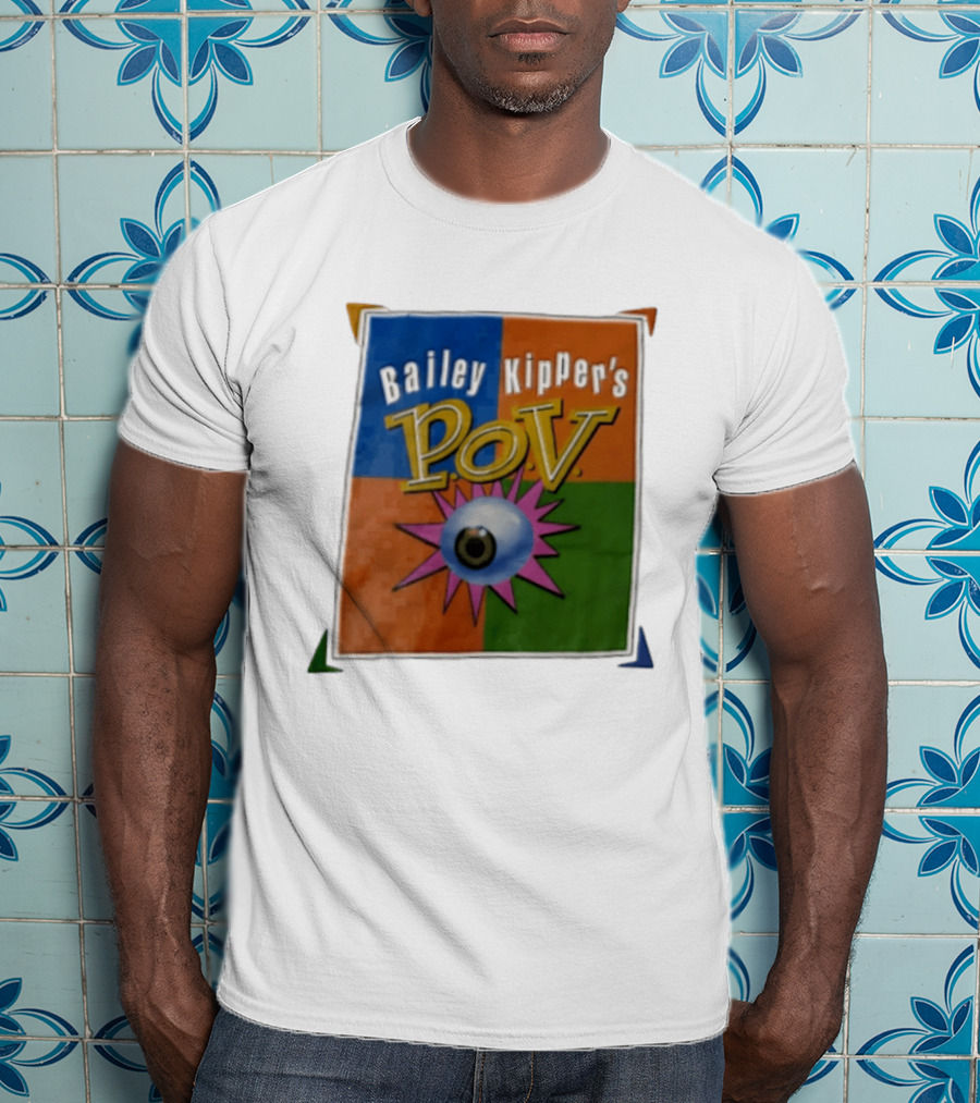 Bailey Kipper's POV Eyeball Pink Spikes Colorful T-Shirt