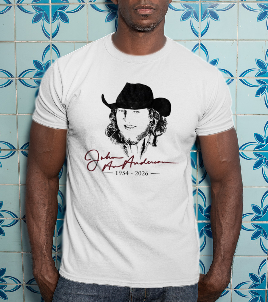 John Anderson 1954 2026 Memorial Cowboy Hat T-Shirt