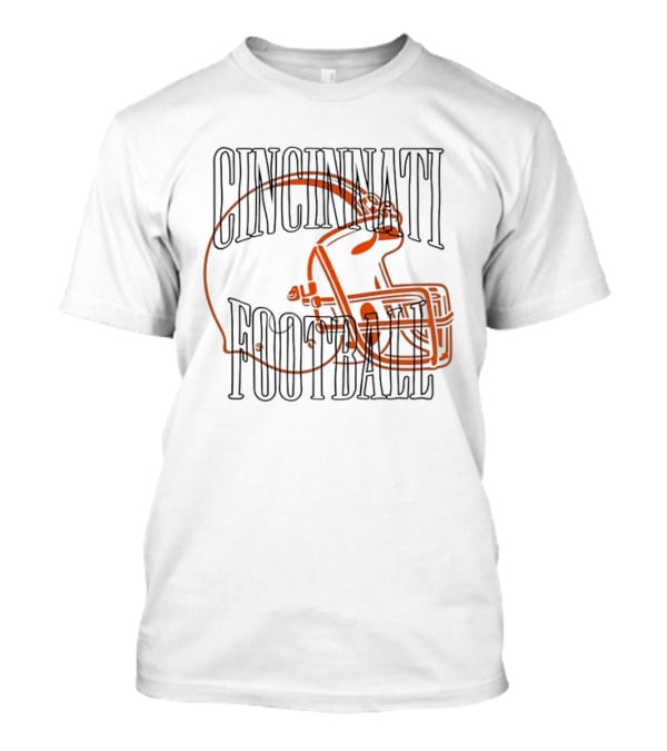 Cincinnati Football Bengals Helmet T-Shirt