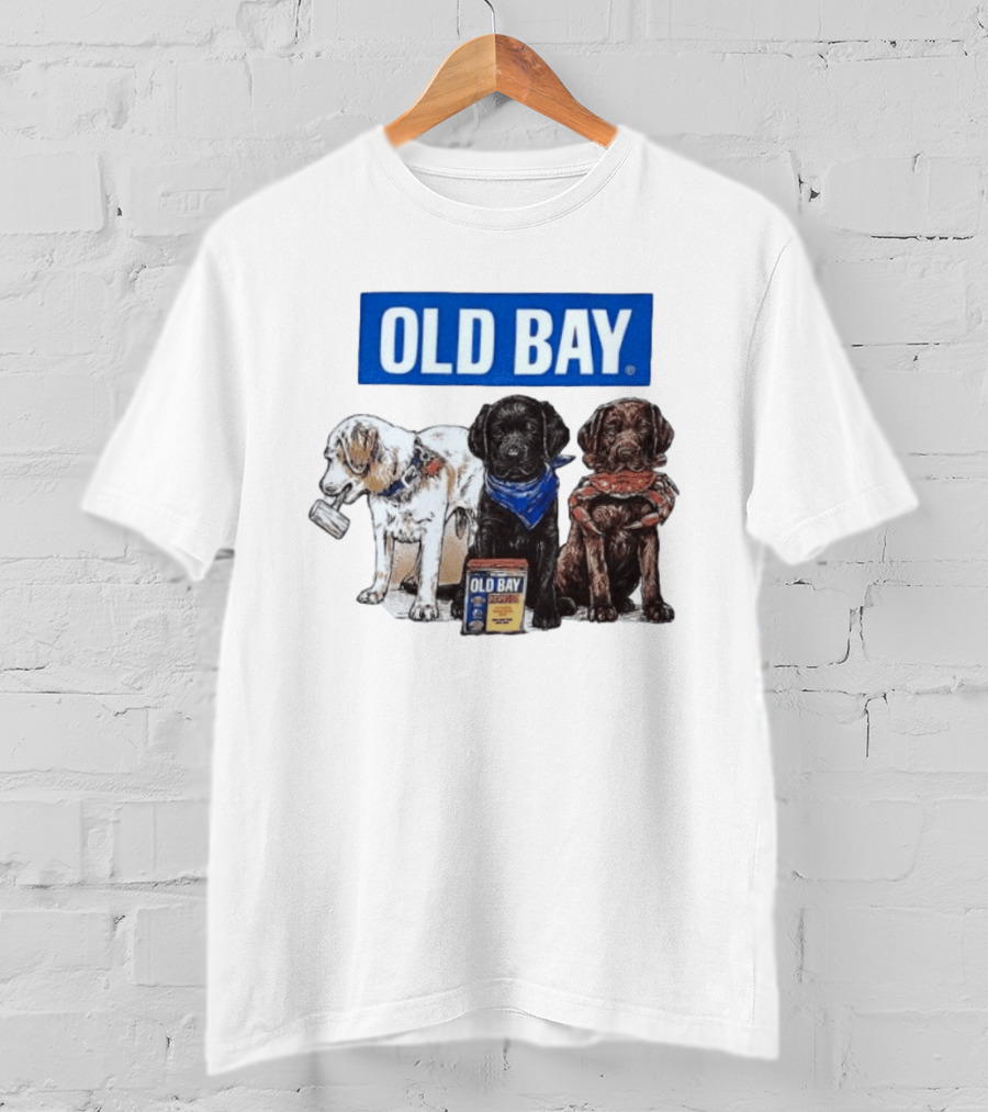 Old Bay Seasoning Labrador Puppies Trio T-Shirt
