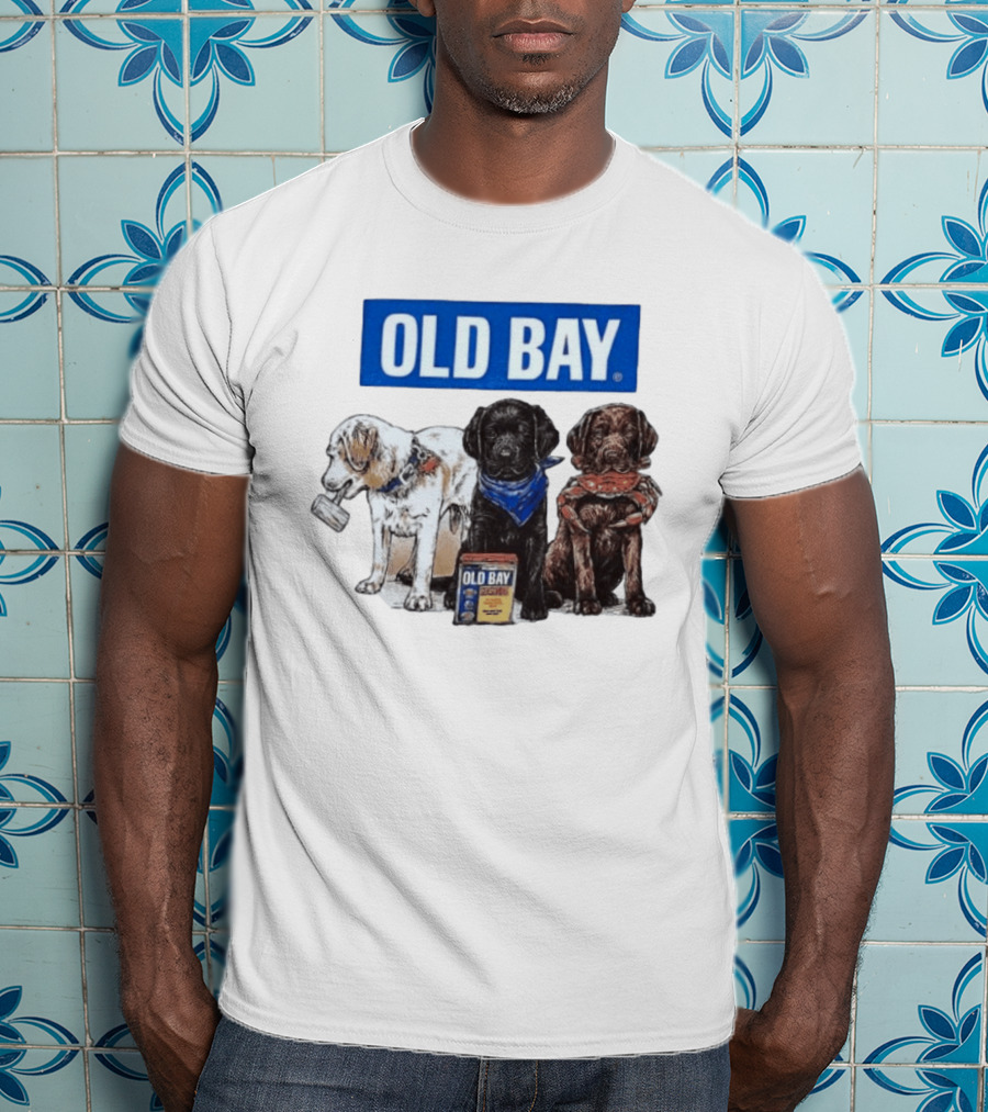 Old Bay Seasoning Labrador Puppies Trio T-Shirt