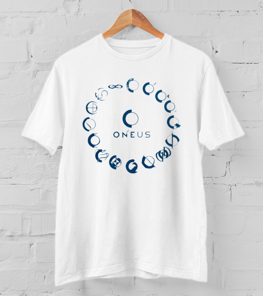 Oneus Full Moon World Tour 2026 Encircle Logos T-Shirt