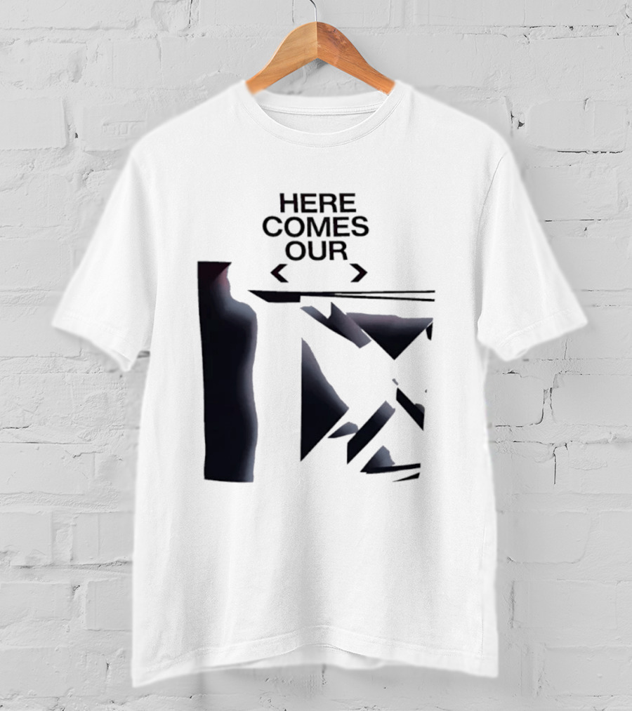 Here Comes Our Geometric Minimalist T-Shirt