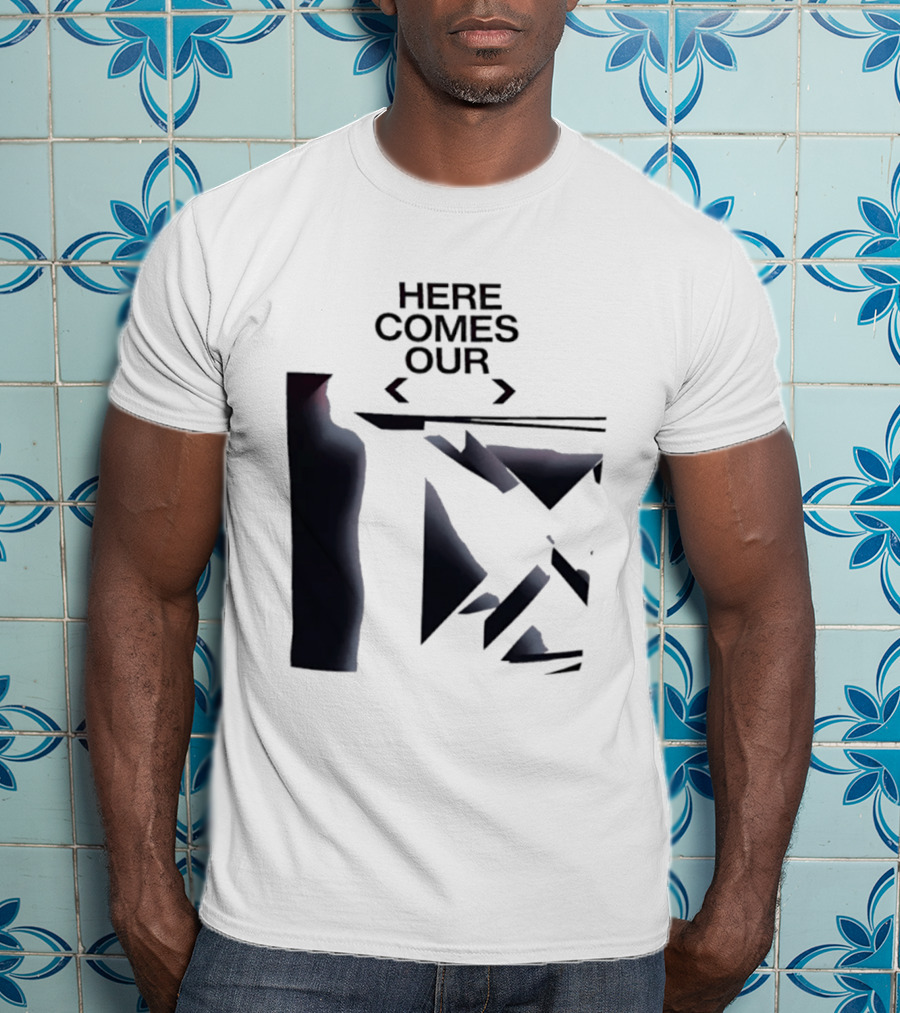 Here Comes Our Geometric Minimalist T-Shirt