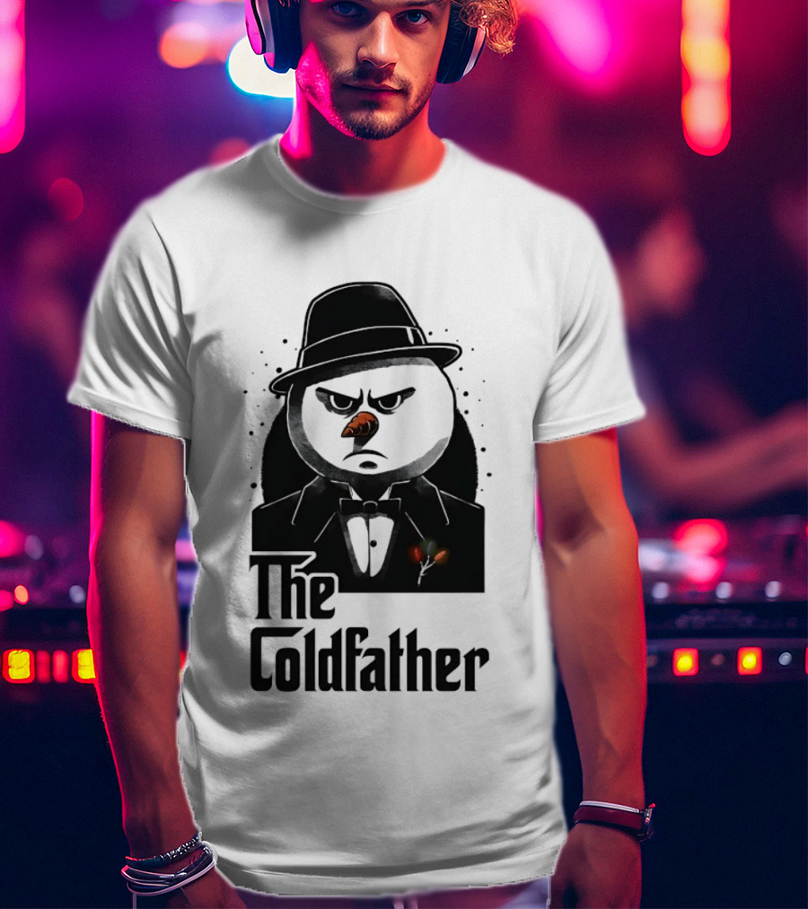 The Coldfather Snowman Christmas Holiday Mafia T-Shirt