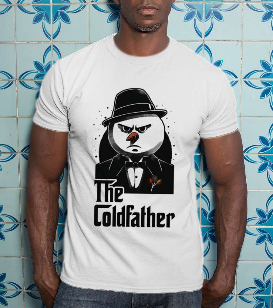 The Coldfather Snowman Christmas Holiday Mafia T-Shirt