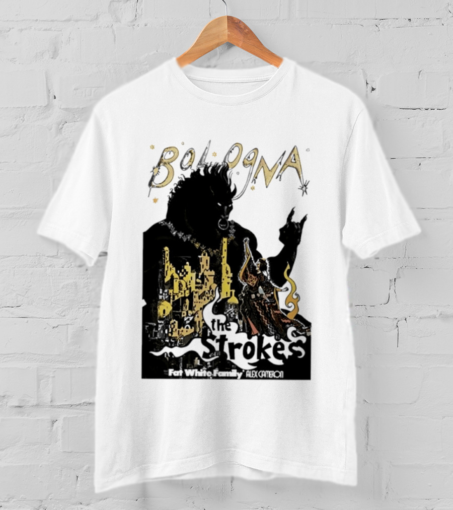 Bologna Concert The Strokes Fat White Family Alex Cameron Unipol Arena T-Shirt