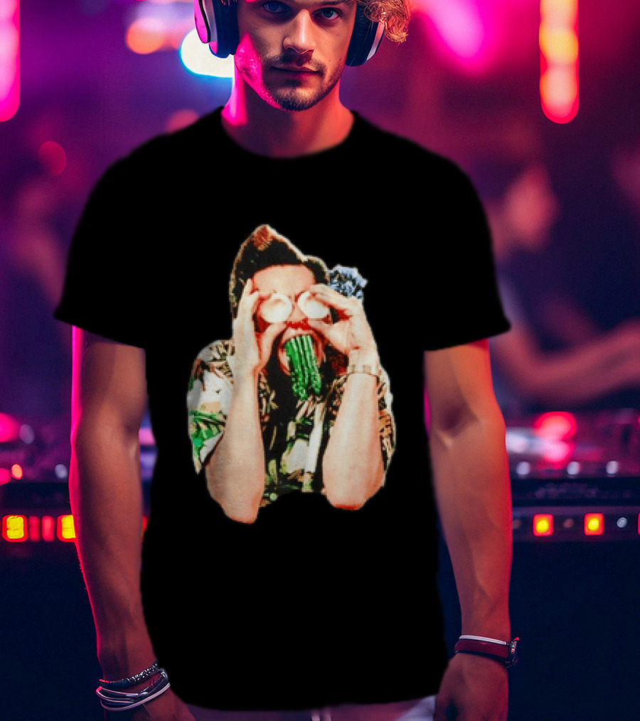 Ace Ventura Pet Detective Jim Carrey Quirky Pose Tropical T-Shirt