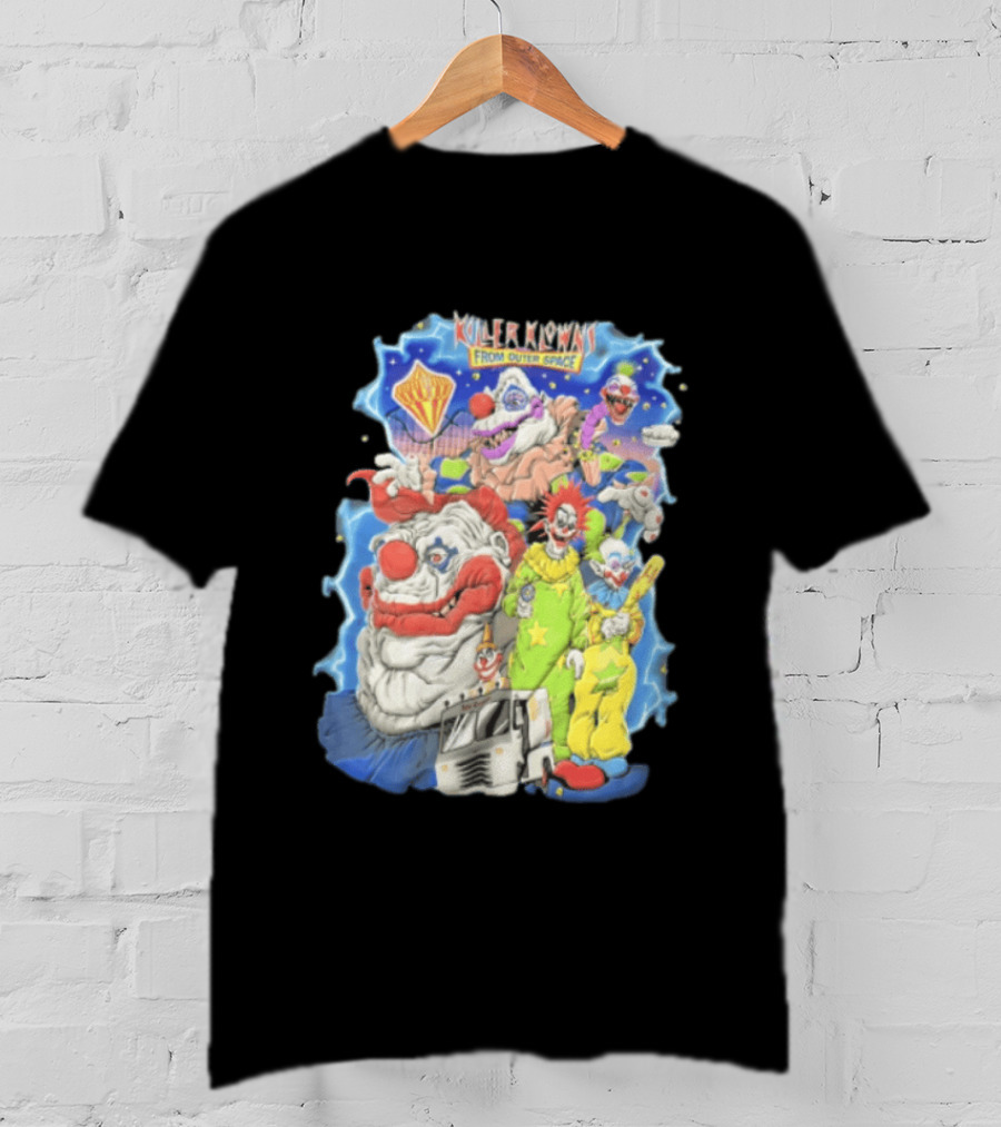 Killer Klowns From Outer Space Scary Clowns Ice Cream Truck T-Shirt