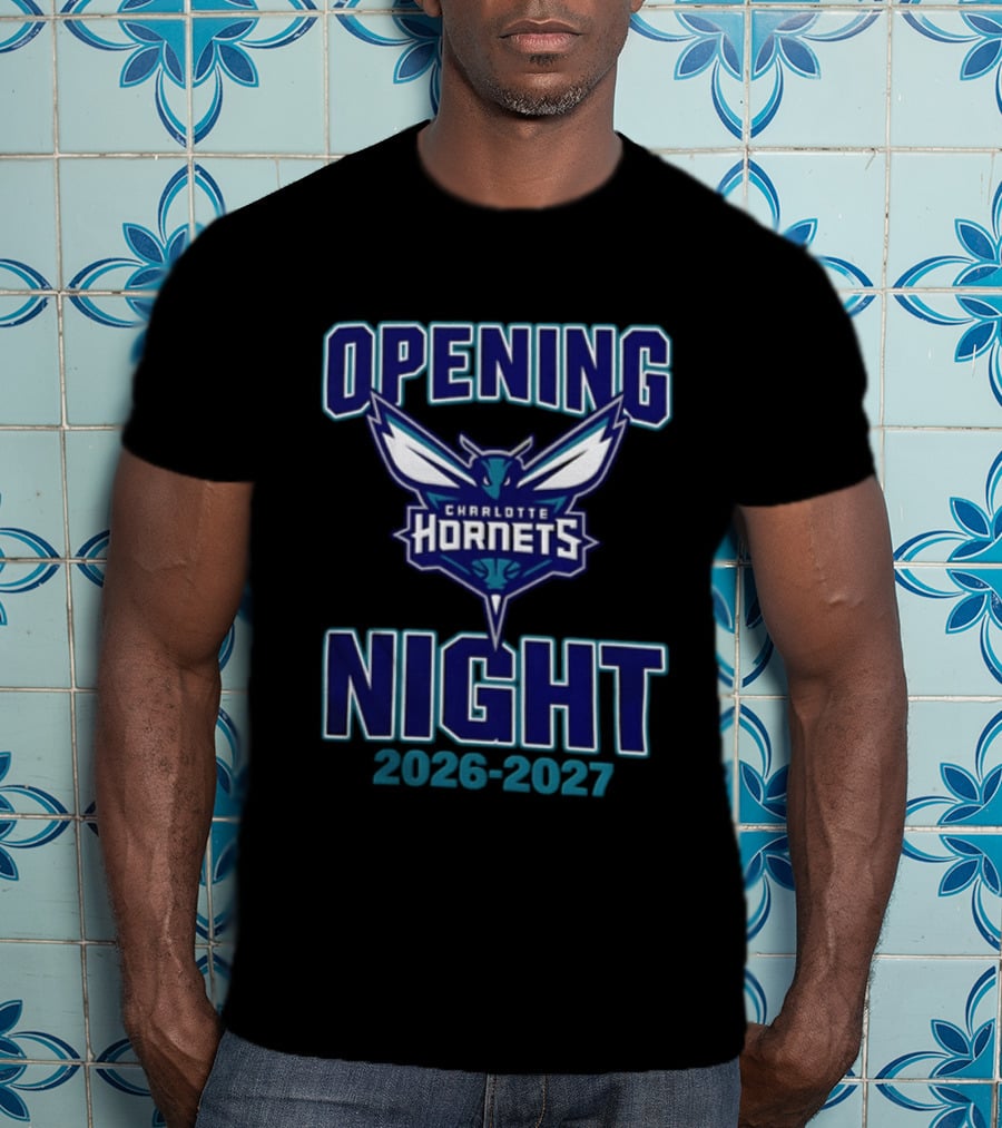 Charlotte Hornets Opening Night 2026 2027 NBA T-Shirt