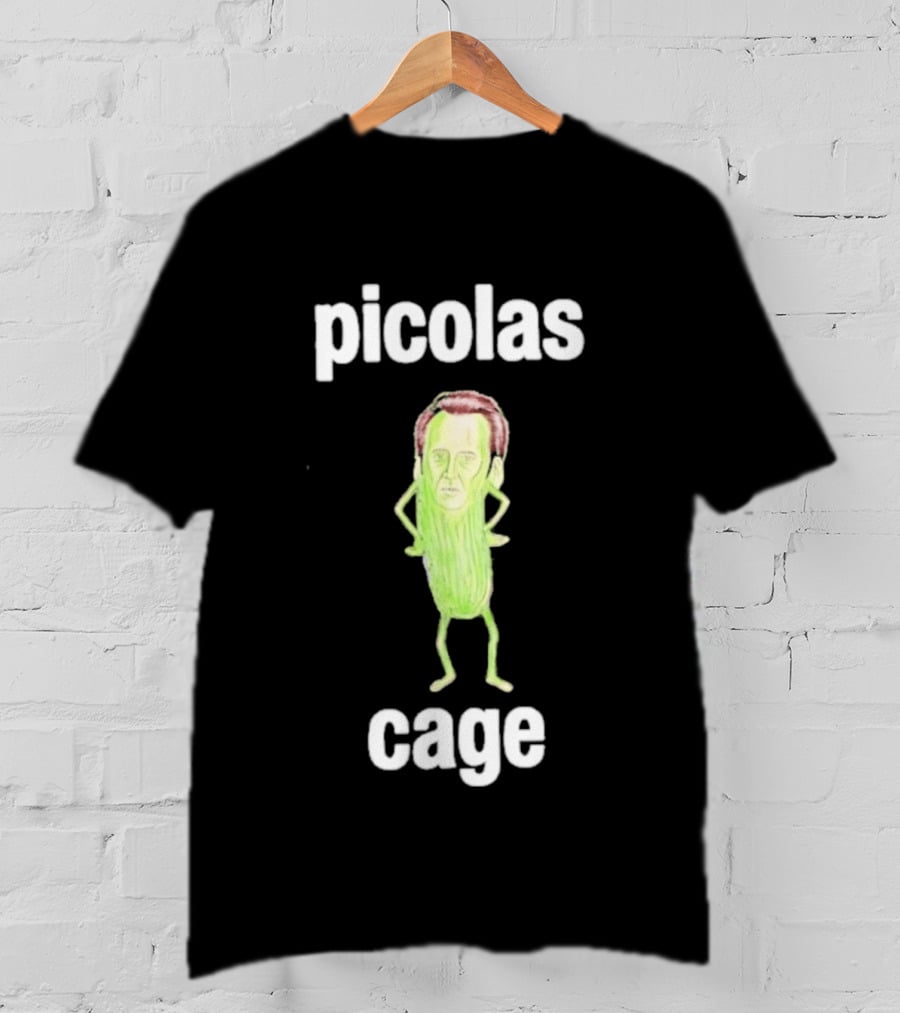 Picolas Cage Meme Nicolas Cage Cucumber T-Shirt