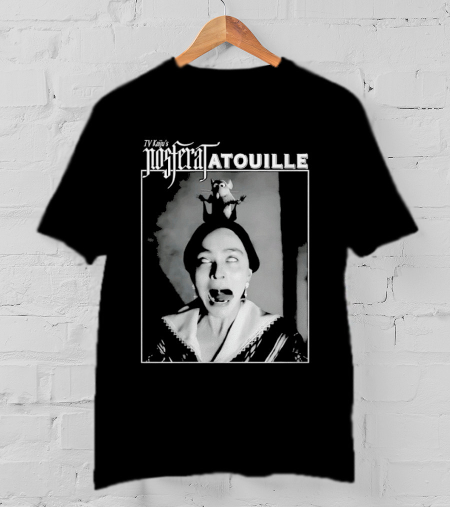TV Kaiju's Nosferatouille Horror Parody Nosferatu Ratatouille Mashup T-Shirt