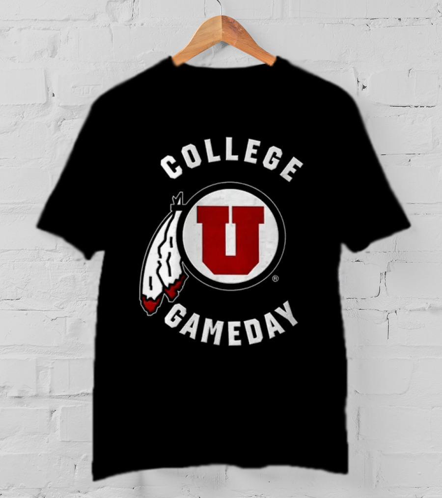 University Of Utah NCAA College Gameday U Red T-Shirt
