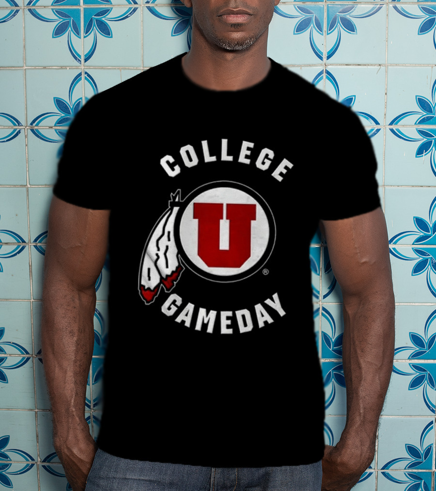 University Of Utah NCAA College Gameday U Red T-Shirt