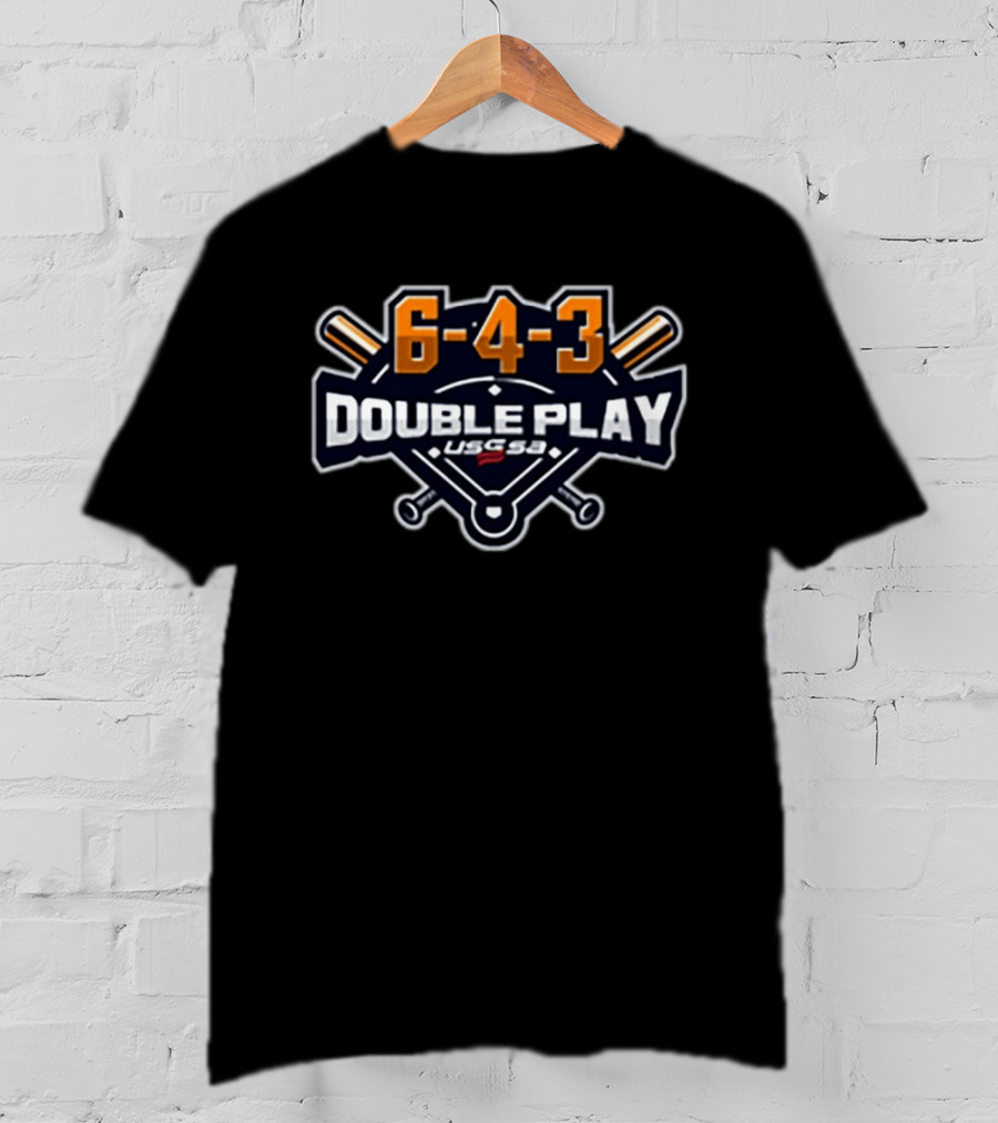 USSSA 6 4 3 Double Play Baseball Tournament T-Shirt
