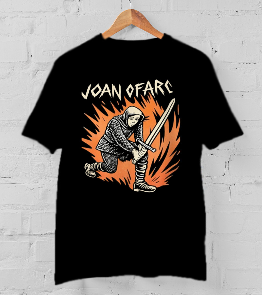 Joan Of Arc Warrior Medieval History T-Shirt