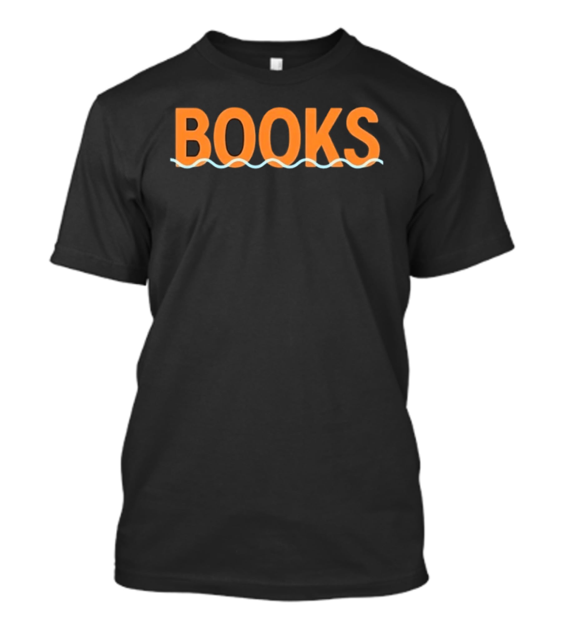 Books Reading Literature Bookworm Library Ocean Wave T-Shirt