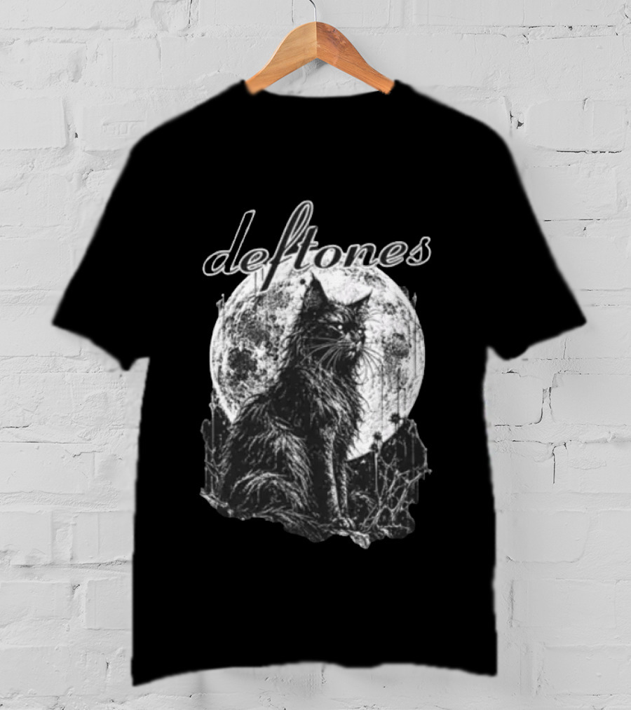 Deftones Cat Moon Essential New T-Shirt