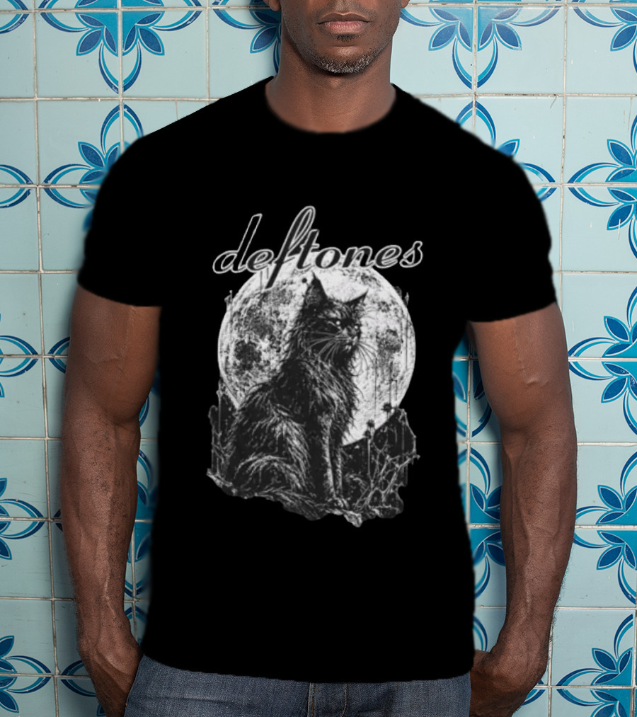 Deftones Cat Moon Essential New T-Shirt