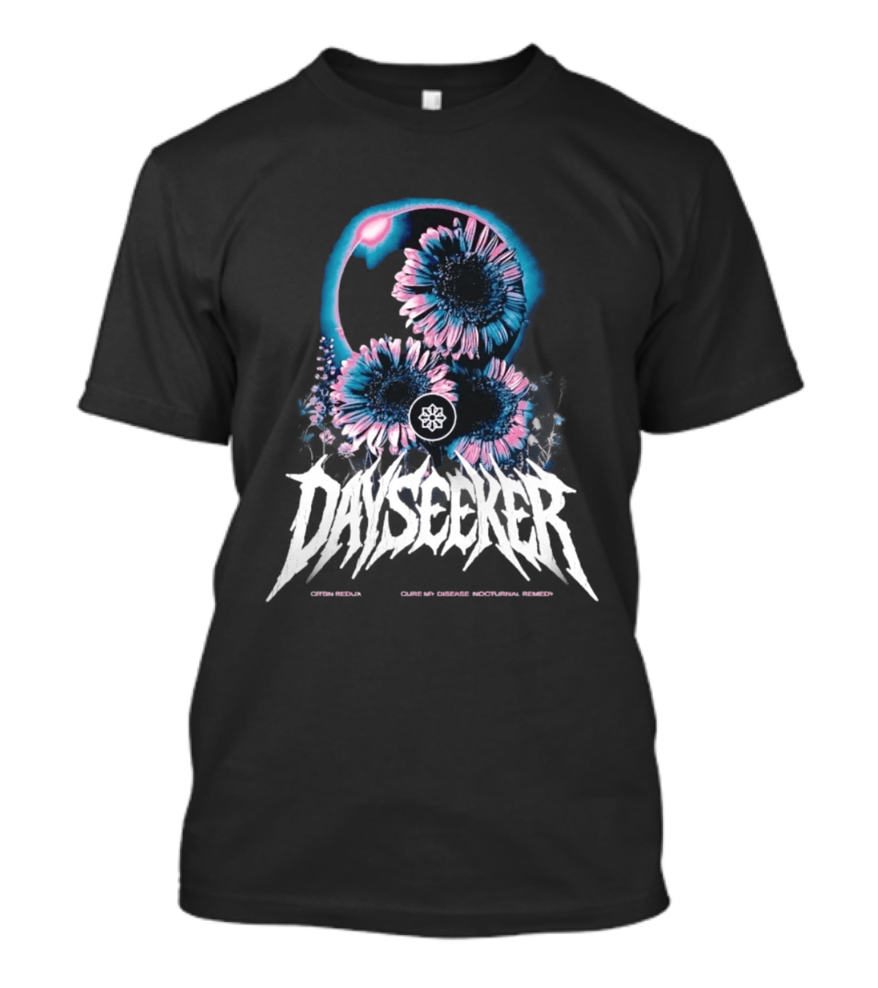 Dayseeker Citbn Redux Cure My Disease Nocturnal Remedy Floral Eclipse T-Shirt