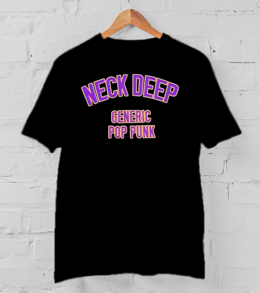Neck Deep Generic Pop Punk Band Music Alternative Rock T-Shirt