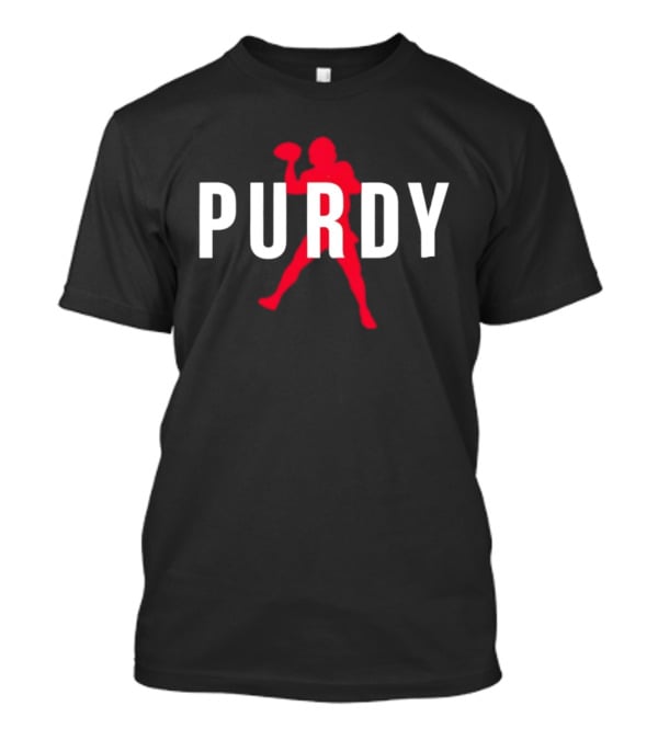 San Francisco 49ers Purdy Quarterback Football T-Shirt
