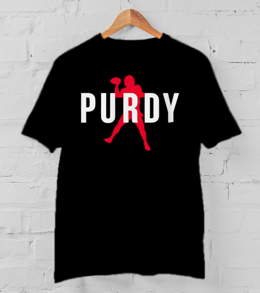 San Francisco 49ers Purdy Quarterback Football T-Shirt