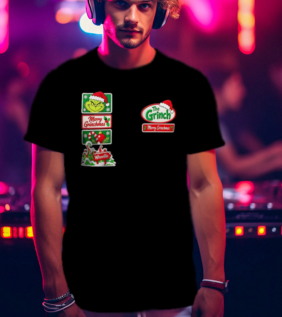 The Grinch Merry Grinchmas Whoville Holiday Christmas T-Shirt