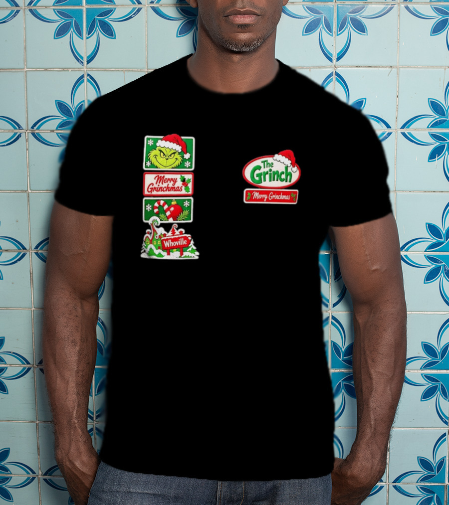 The Grinch Merry Grinchmas Whoville Holiday Christmas T-Shirt
