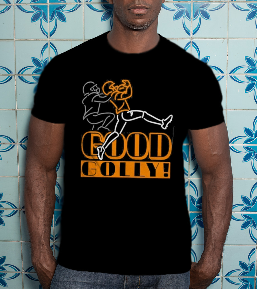 Ja'Marr Chase Good Golly Cincinnati Bengals Catching Football Iconic Moment T-Shirt