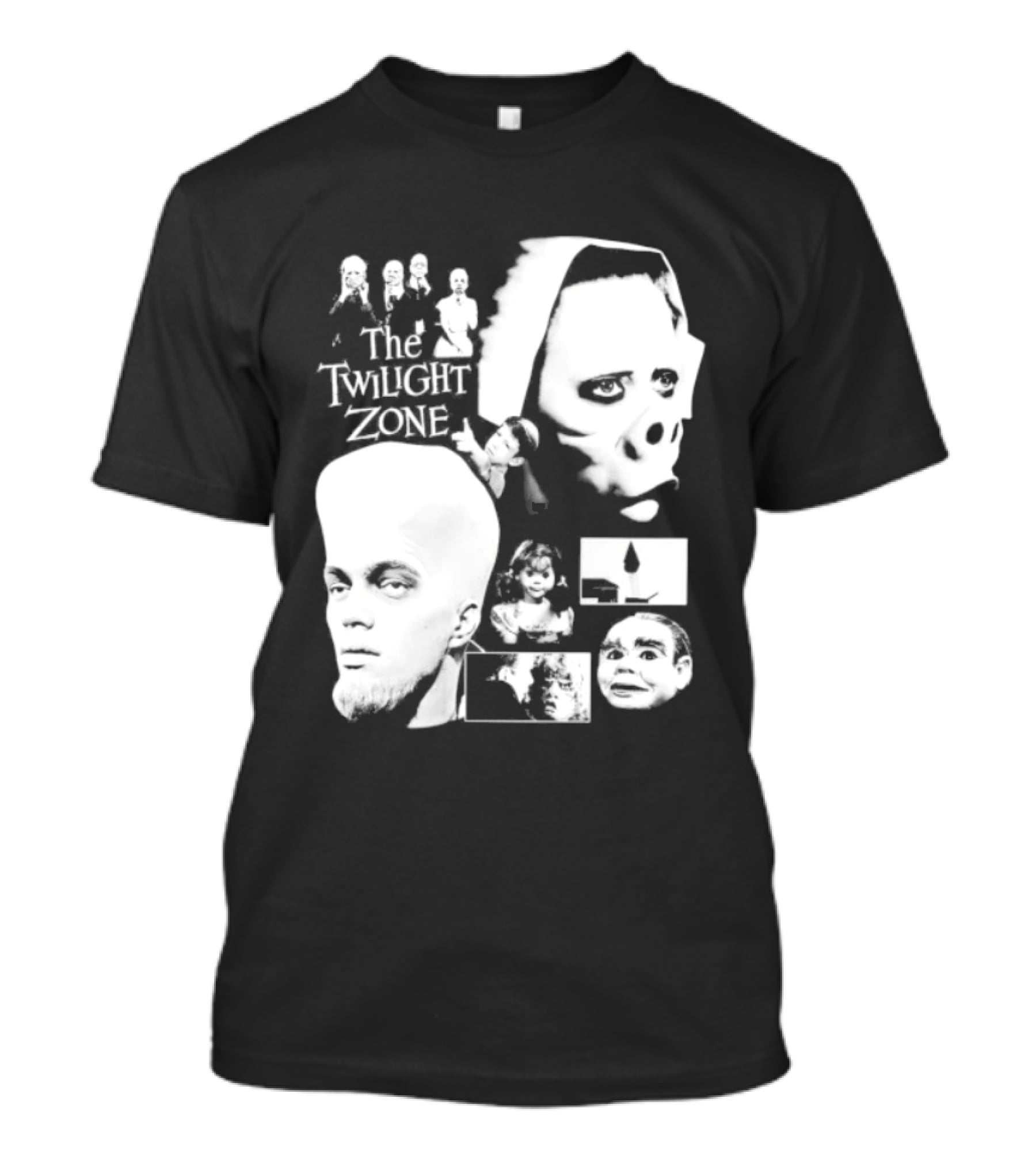 The Twilight Zone Rod Serling Sci Fi Collage T-Shirt