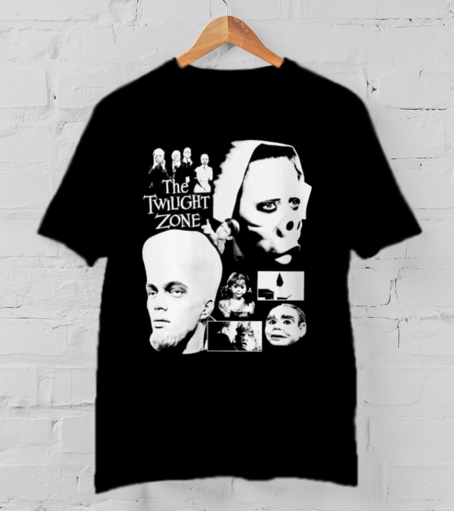 The Twilight Zone Rod Serling Sci Fi Collage T-Shirt